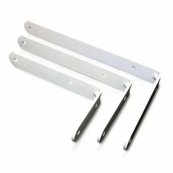 MENSULA DE HIERRO DE 30 CM BLANCO