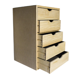CAJONERA 40 X 46 C/MEDIA GUA X 5