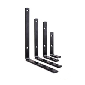 MENSULA DE HIERRO 20CM NEGRO