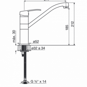 ARIZONA 0411.02/B1 JGO MONO ALTO COCIN