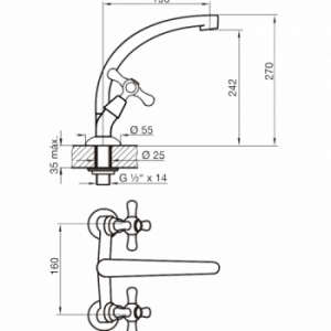 DENISSE DISCONT 0416/64-CR JGO COCINA MESADA FVA